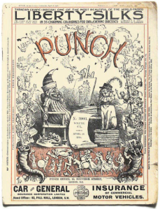 A cover of Punch magazine, with the masthead designed by Richard Doyle