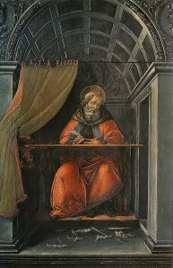 Saint Augustine in His Study by Sandro Botticelli, 1494